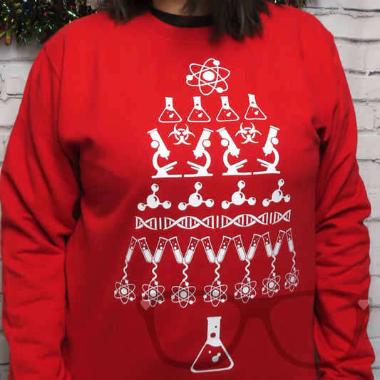 Science Christmas Sweater - Mini Geek Boutique