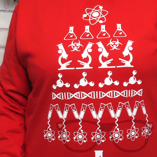 Science Christmas Sweater - Mini Geek Boutique