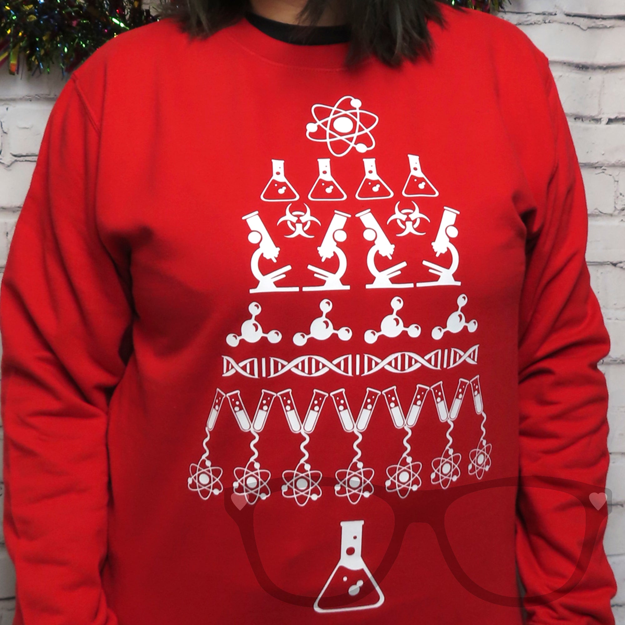 Science Christmas Sweater Mini Geek Boutique