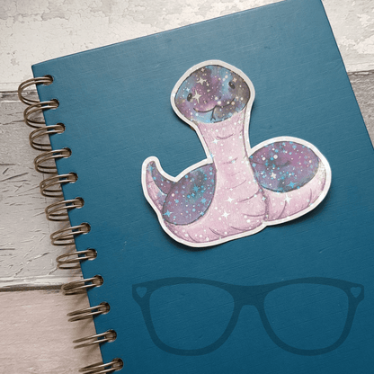 Snake Vinyl sticker with sparkle - Mini Geek Boutique