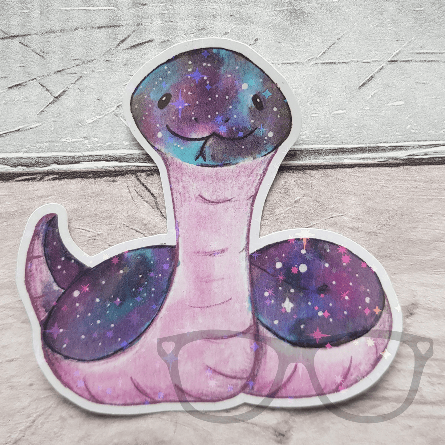 Snake Vinyl sticker with sparkle - Mini Geek Boutique