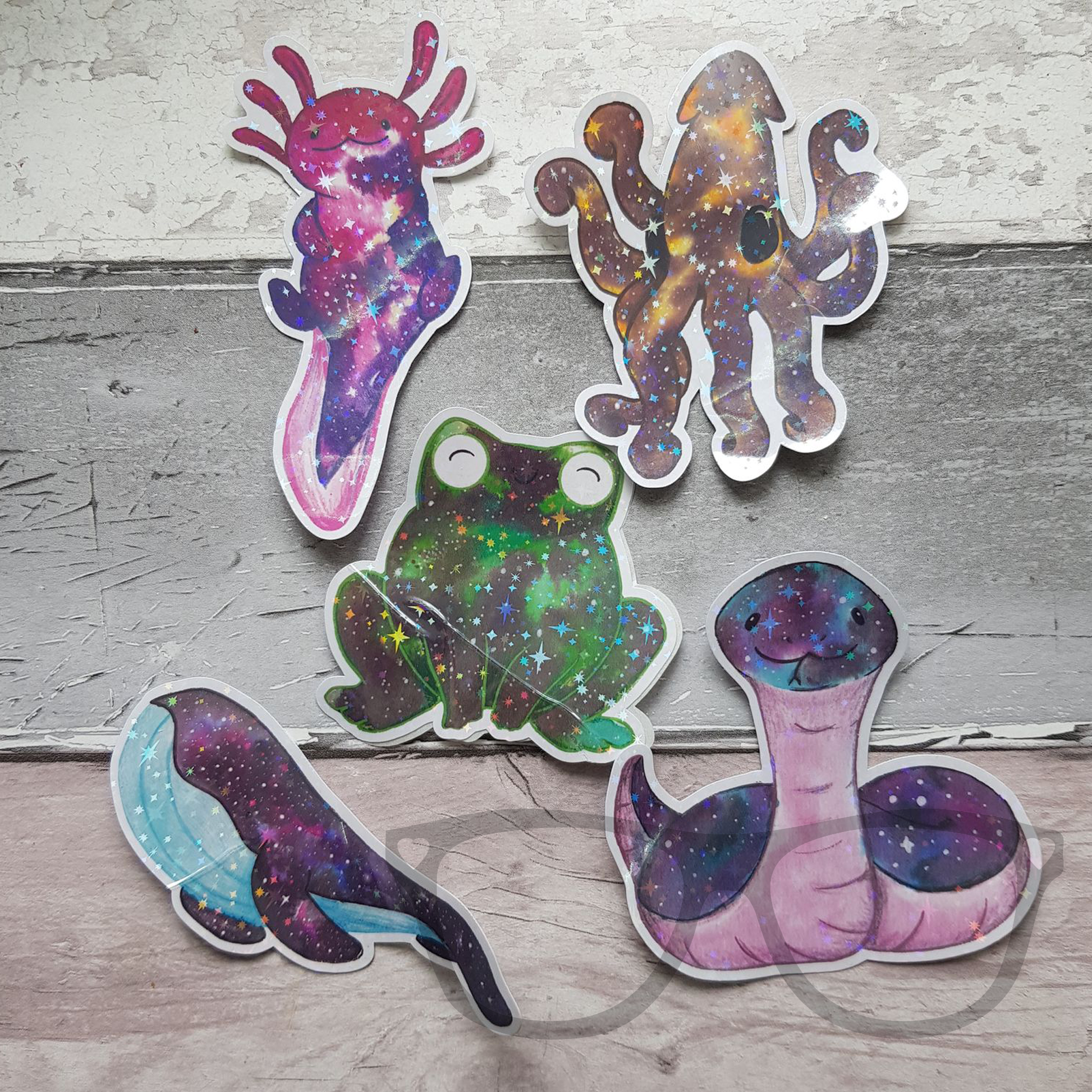 All Space Animal 5 sticker pack - Mini Geek Boutique
